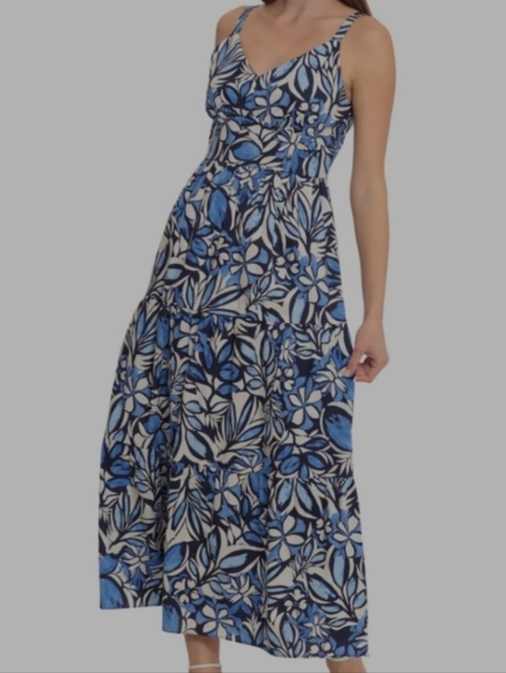 Maggy London Normani True Blue Navy Maxi Dress